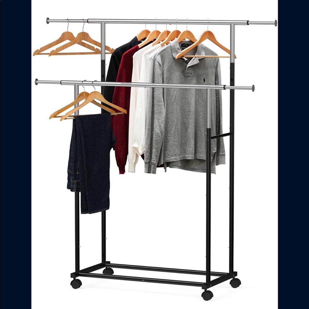 Double Rod Garment Rack